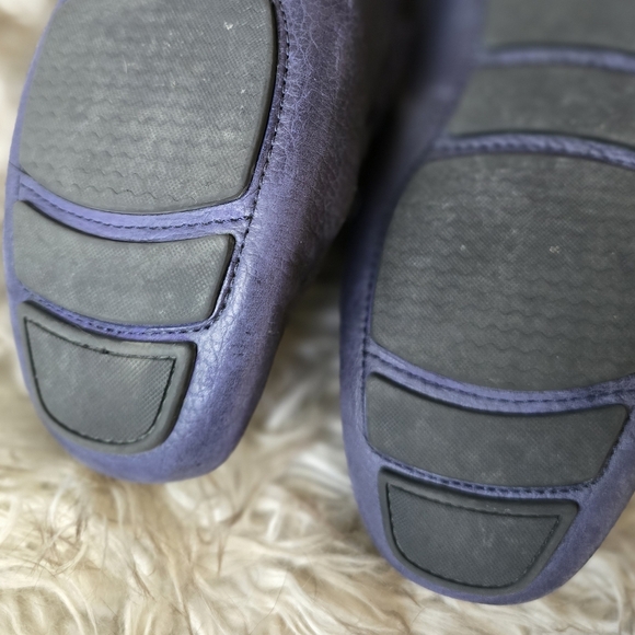 Mens Bally Loafer Blue Calf Suede - Picture 6 of 10